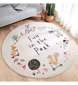 Simple Living Room Bedroom Carpet Bedside Imitation Cashmere Carpert Blanket Children's Room Anti Falling Game Crawling