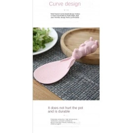 Little Rabbit Rice Spoon Can Stand Three-dimensional Household Rice Spoon Kitchen Rice Spoon Kitchen Gadgets Cute Kitchen
