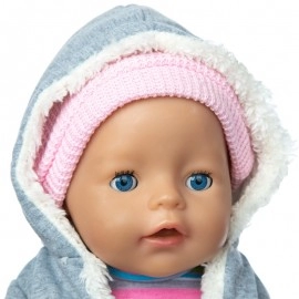 Warm Suit+Socks Doll Clothes Fit For 17inch 43cm Baby New Born Doll Clothes