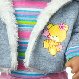 Warm Suit+Socks Doll Clothes Fit For 17inch 43cm Baby New Born Doll Clothes