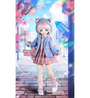 Doll Kawaii 16 Inch Ball Jointed Doll Full Set Student Uniform BJD MSD DIY Toy Gift for Girls